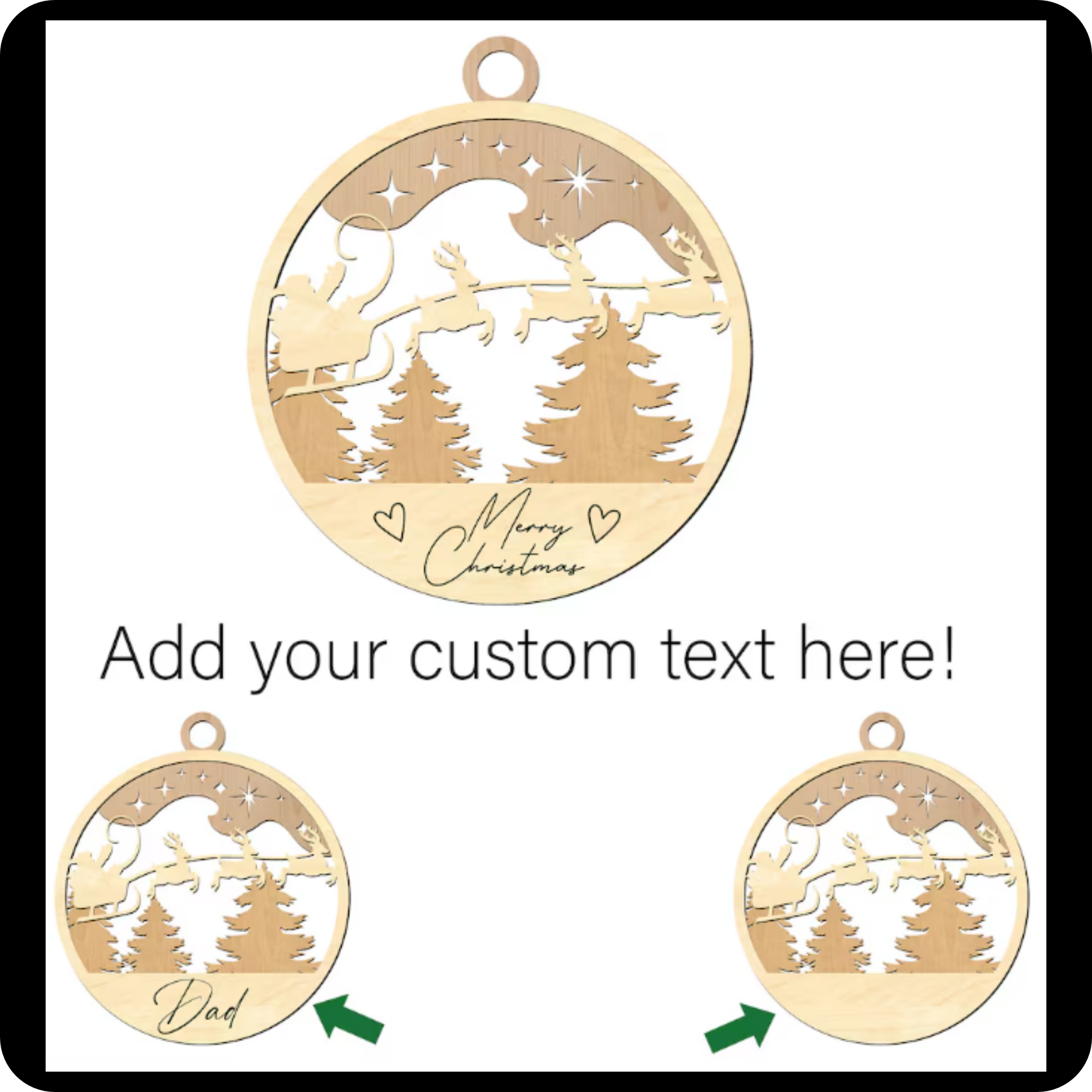 Custom Christmas Ornament
